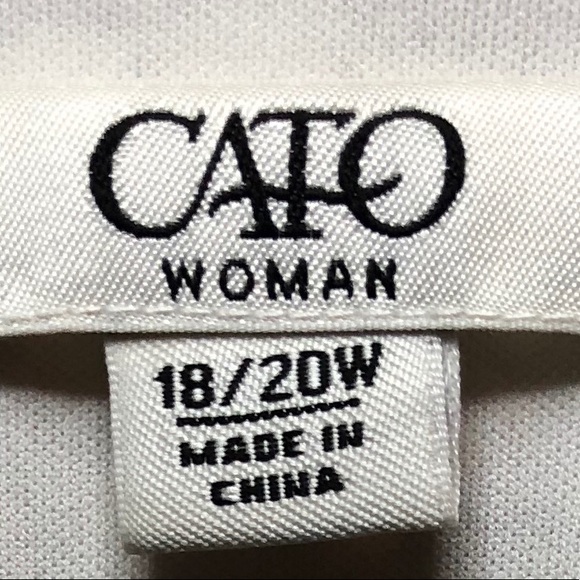 CATO - Sleeveless, Cream-Colored, Lacy Dress - Picture 7 of 8